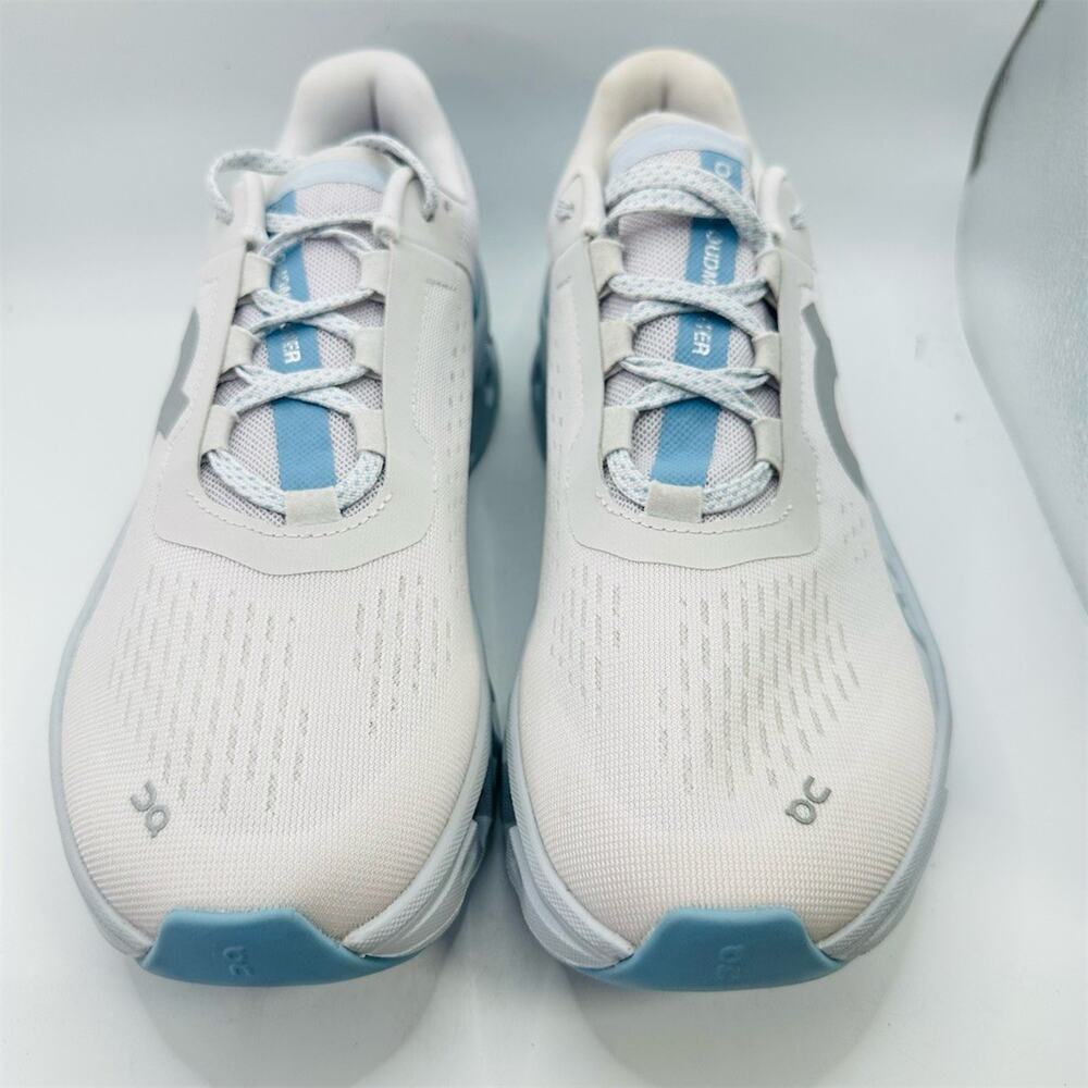 On Running Cloudmonster Women's Running Shoes Frost/Wash White Blue Size 8 - Picture 4 of 9